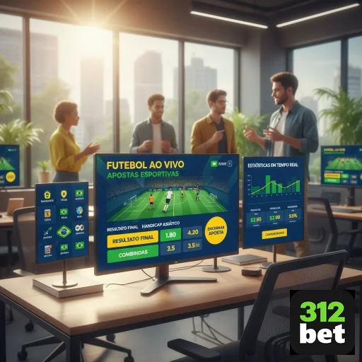 Ilustração de Acesse a 312bet para login rápido e suporte VIP